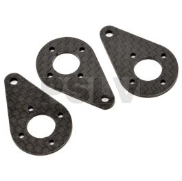 310-107  -	 Synergy Carbon Fiber Servo Arm Set (3) E6/E7